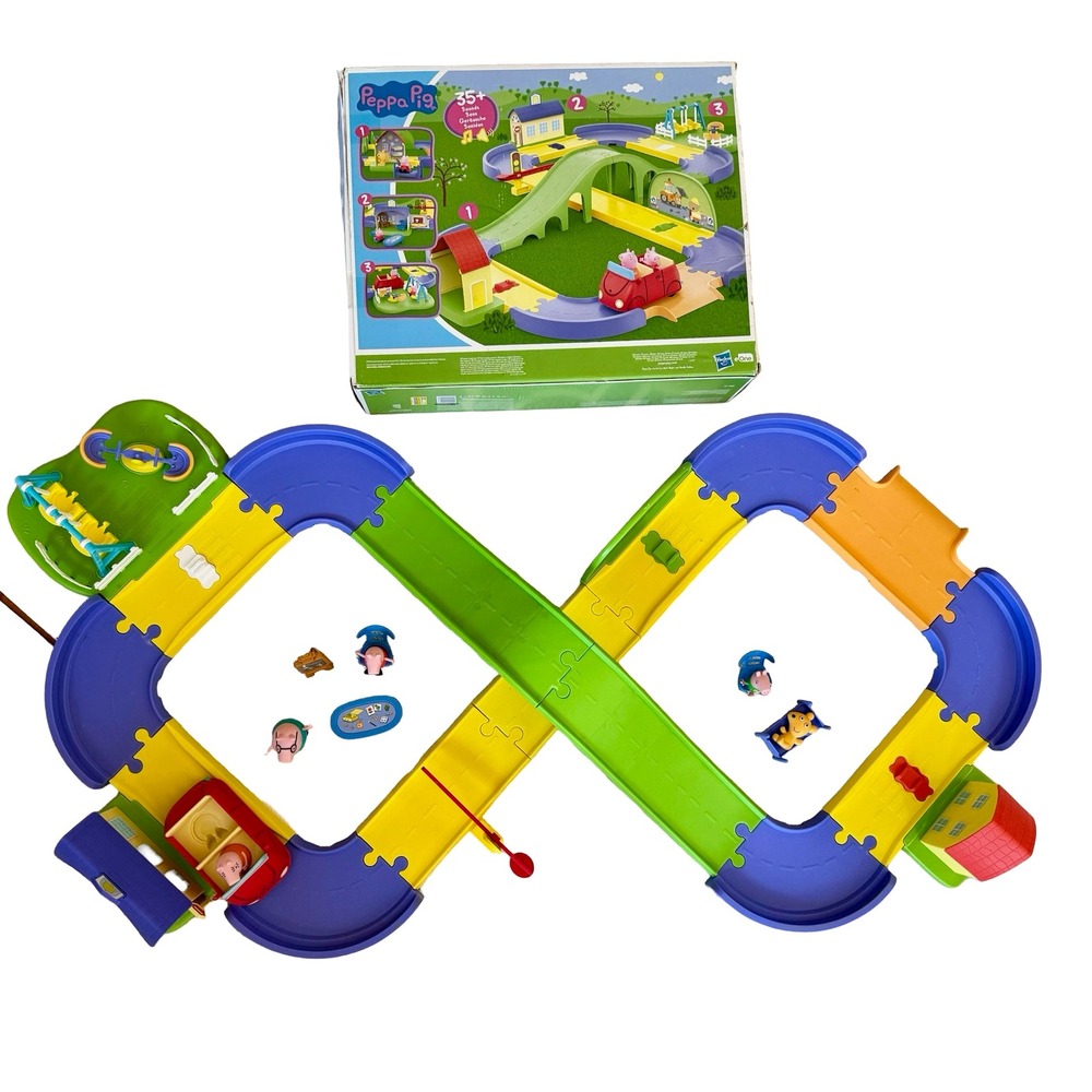 Peppa Pig All Around Peppa's Town Track Set Multicolor Motorized Kids Toy - Picture 3 of 8